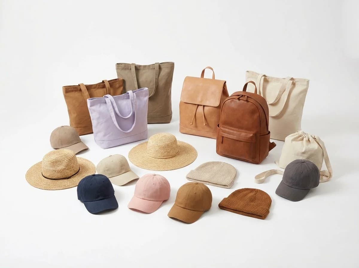Bags, hats, caps